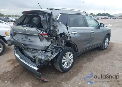 2015 Nissan Rogue Sv из США, поврежденный, VIN KNMAT2MV3FP544277